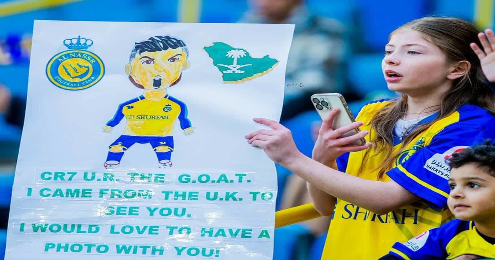 طفلة بريطانية توجه رسالة مؤثرة لرونالدو watanserb.com