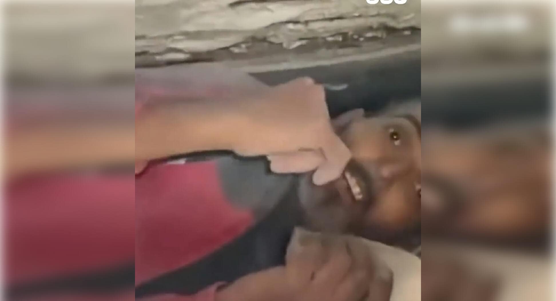 إنقاذ سوري تحت الأنقاض watanserb.com