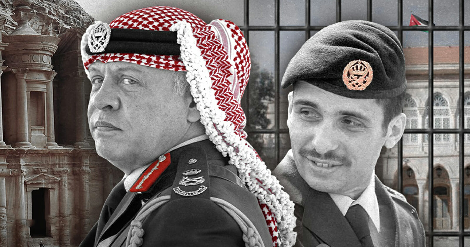 عبدالله الثاني و الأمير حمزة watanserb.com