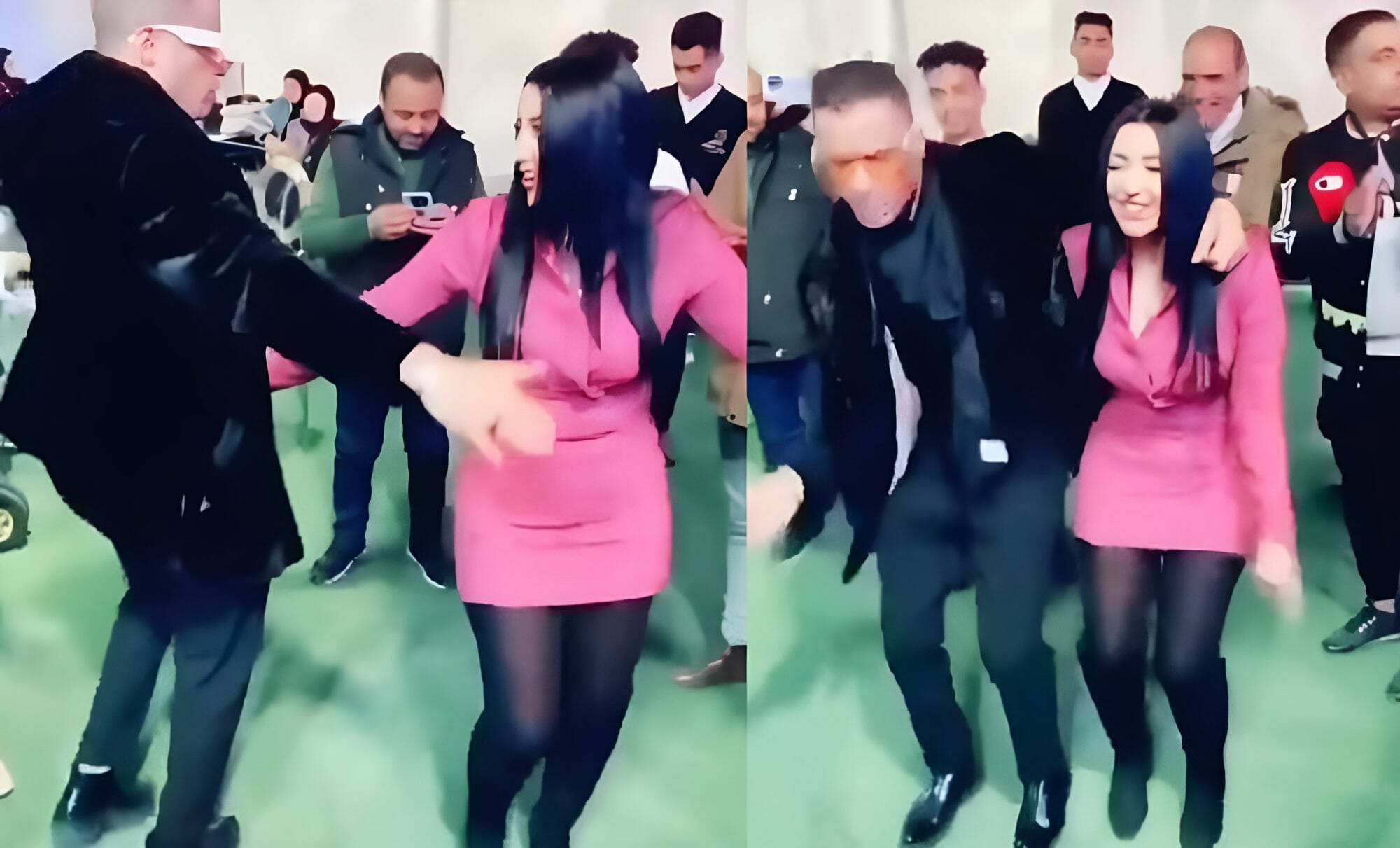زوجة حسن شاكوش ترقص بأمر منه أمام الرجال (فيديو) watanserb.com