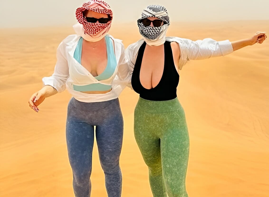 ممثلة إباحية تصور فيلمها الجديد في صحراء دبي (شاهد) watanserb.com