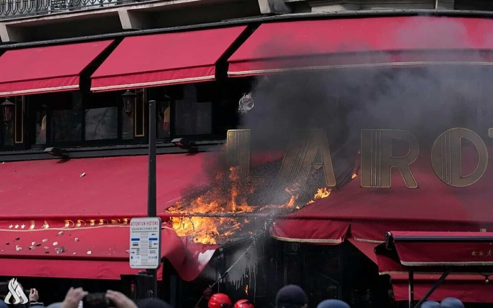 احتجاجات نظام التقاعد فرنسا watanserb.com