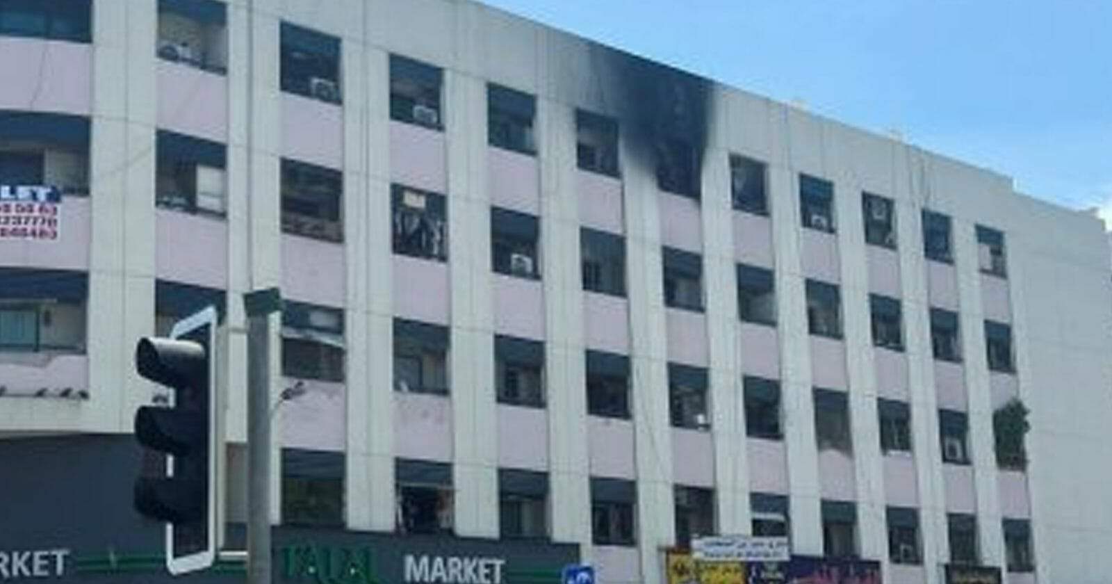 حريق في دبي watanserb.com