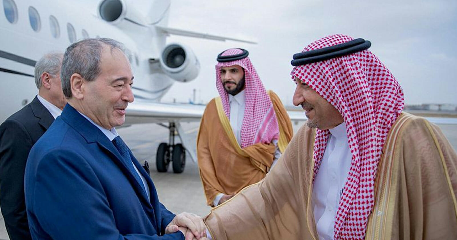 وصول وزير خارجية سوريا إلى السعودية watanserb.com