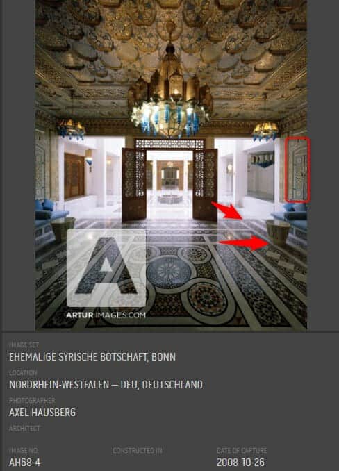 صور السفارة من توقيع أكسيل أوسبيرغ