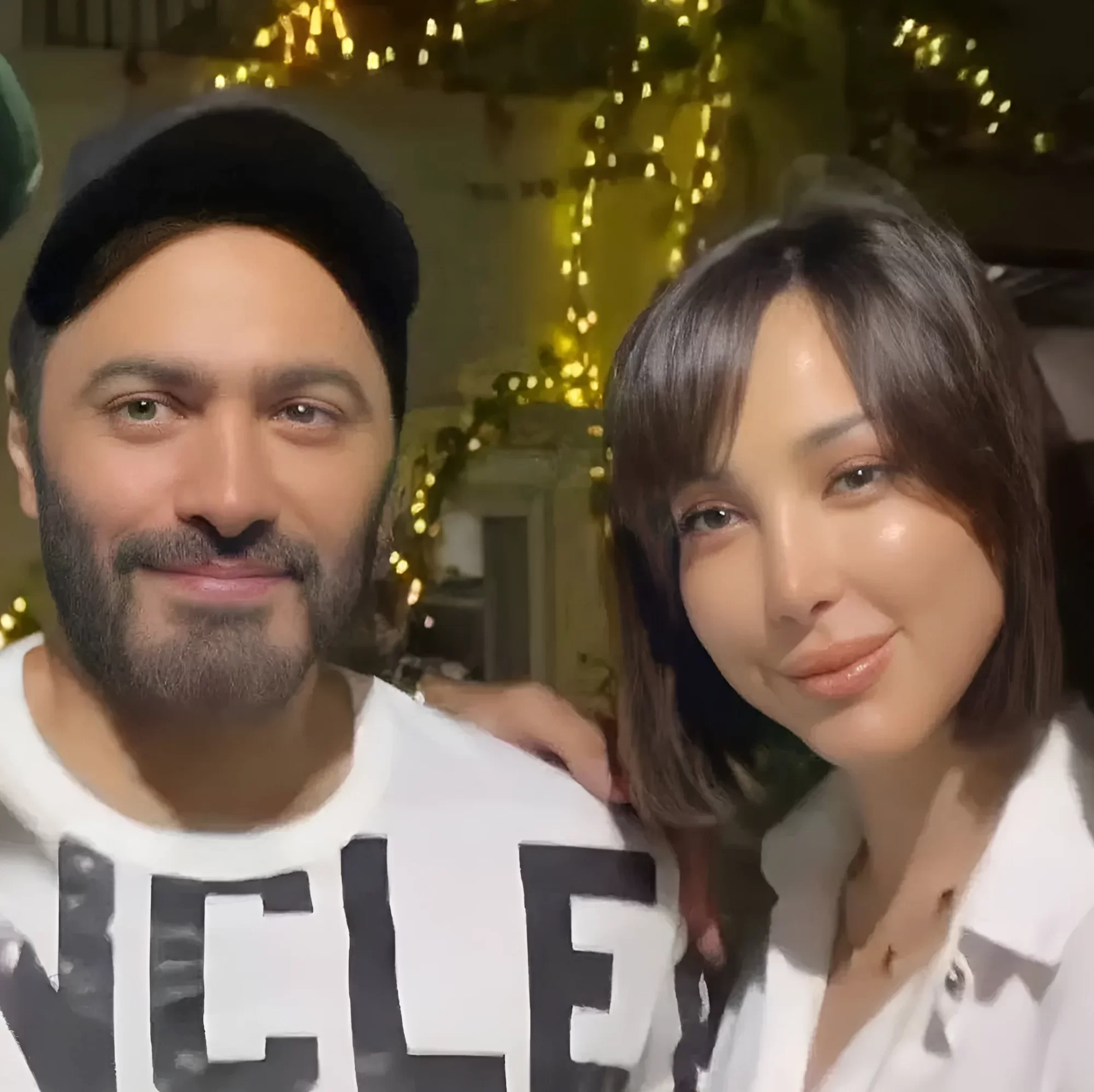 تامر حسني وبسمة بوسيل