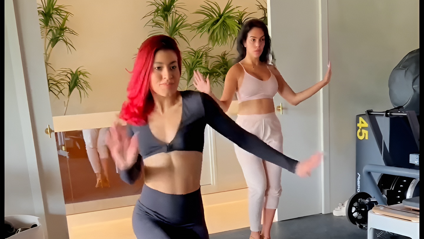 جورجينا ترقص بجنون وتهز أردافها لتحرق 500 سعرة حرارية (فيديو) watanserb.com