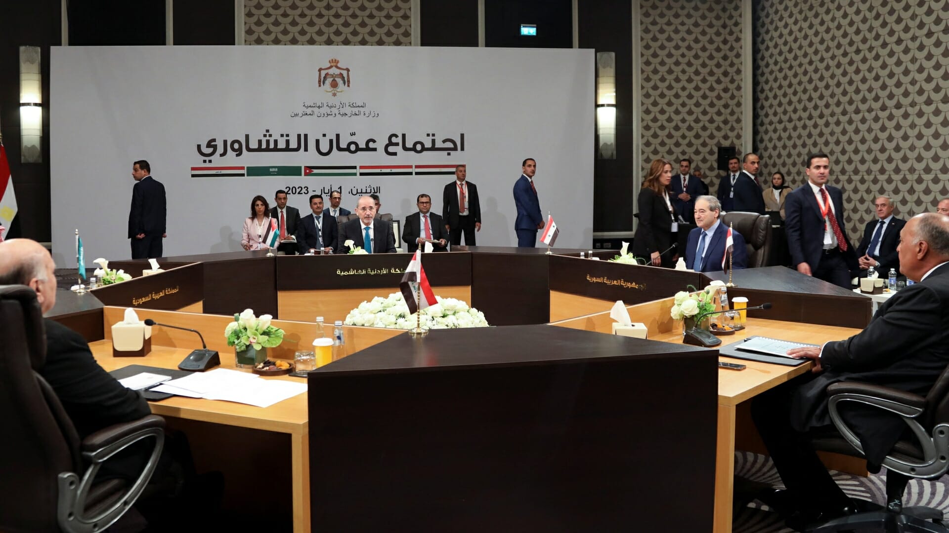 اجتماع المقداد مع وزراء الخارجية العرب watanserb.com