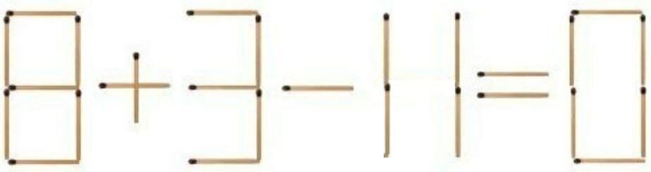 حل لغز أعواد الثقاب