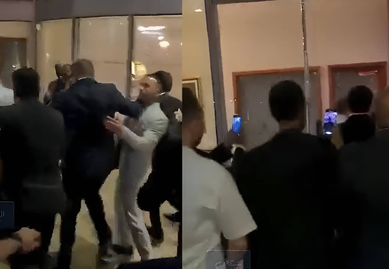 عمرو دياب في تصرف عنيف وصادم مع أحد المعجبين (فيديو) watanserb.com