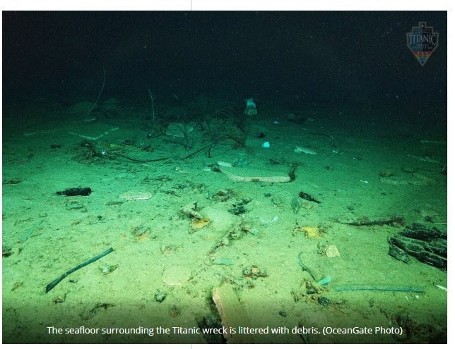 صور حطام الغواصة تيتان