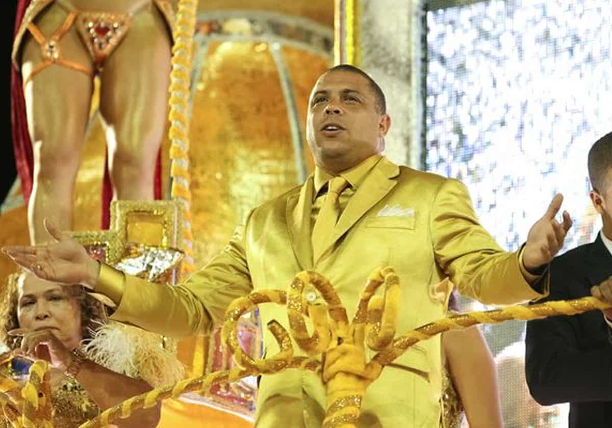 احتفال رونالدو باللقب