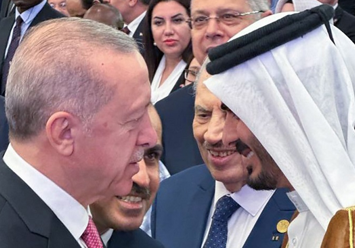 الرئيس أردوغان والشيخ خليفة آل ثاني watanserb.com