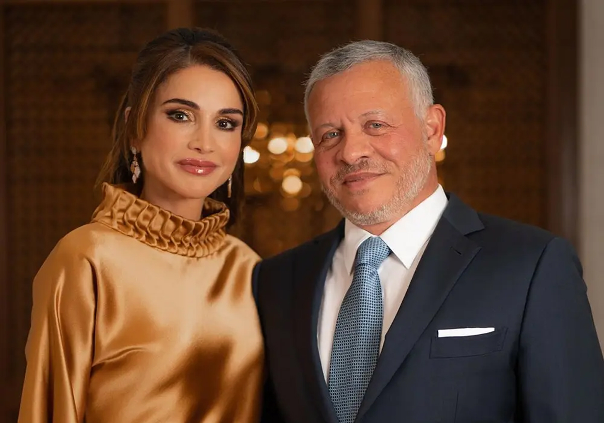 الملكة رانيا وعبدالله الثاني watanserb.com