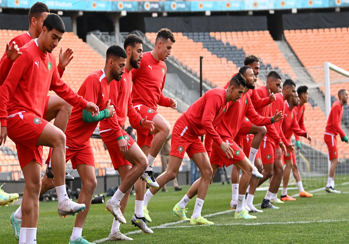 تشكيلة المنتخب المغربي ضد جنوب أفريقيا