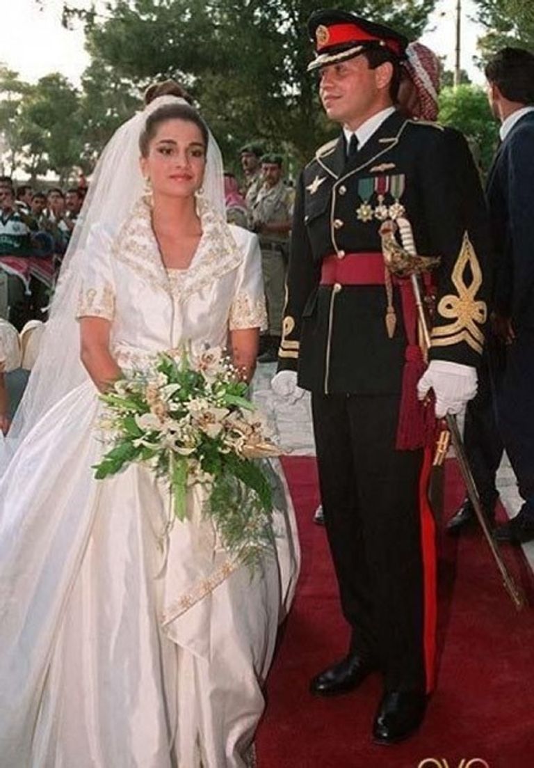 زفاف الملكة رانيا والملك عبدالله