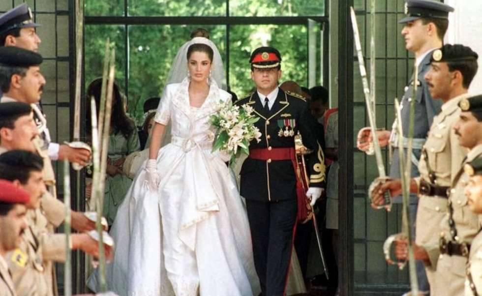 زفاف الملكة رانيا