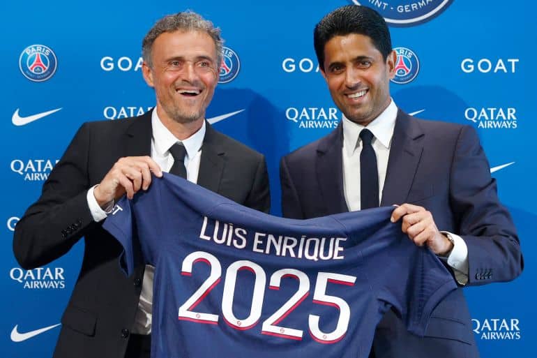 إنريكي مدرب باريس سان جيرمان