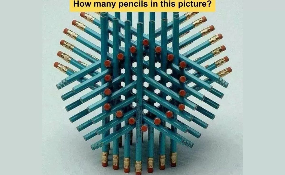 اختبر قوتك البصرية.. كم عدد أقلام الرصاص في الصورة؟