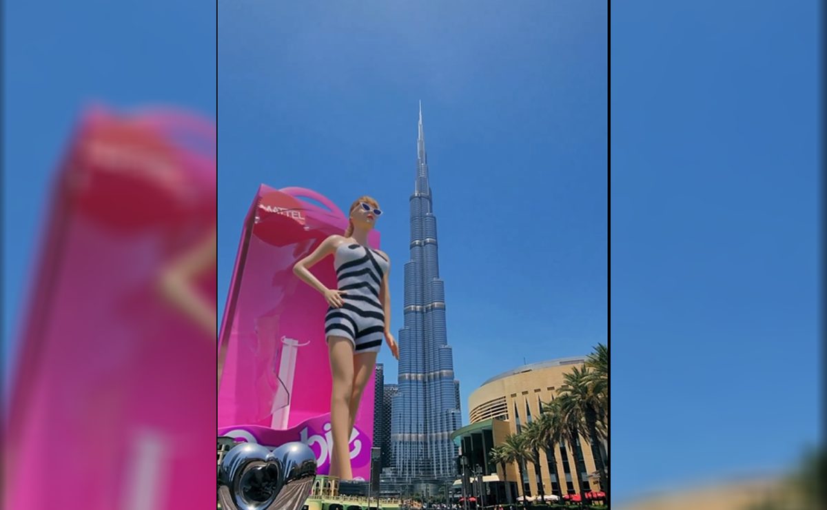 باربي عارية أمام برج خليفة في دبي.. حقيقة فيديو العرض الترويجي للفيلم