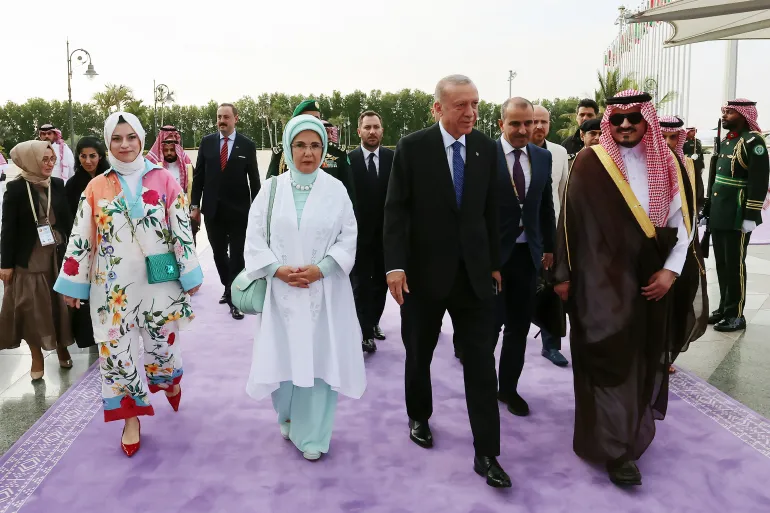 جولة اردوغان في السعودية