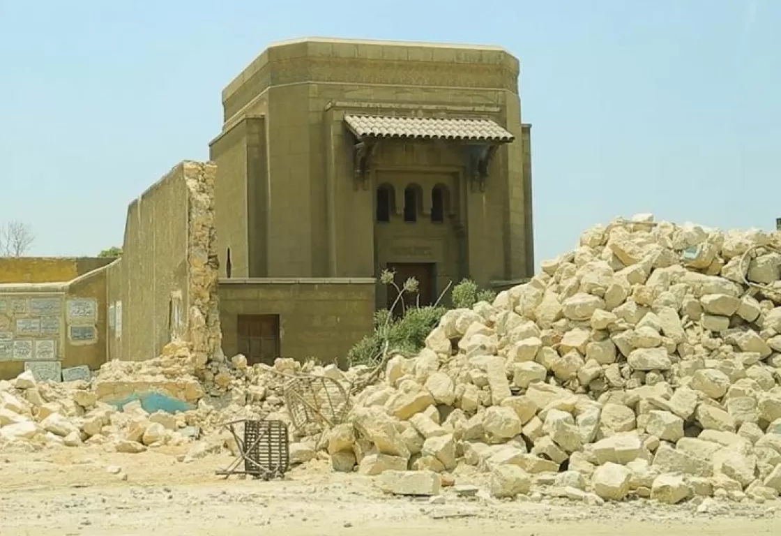 هدم المقابر التاريخية في مصر1