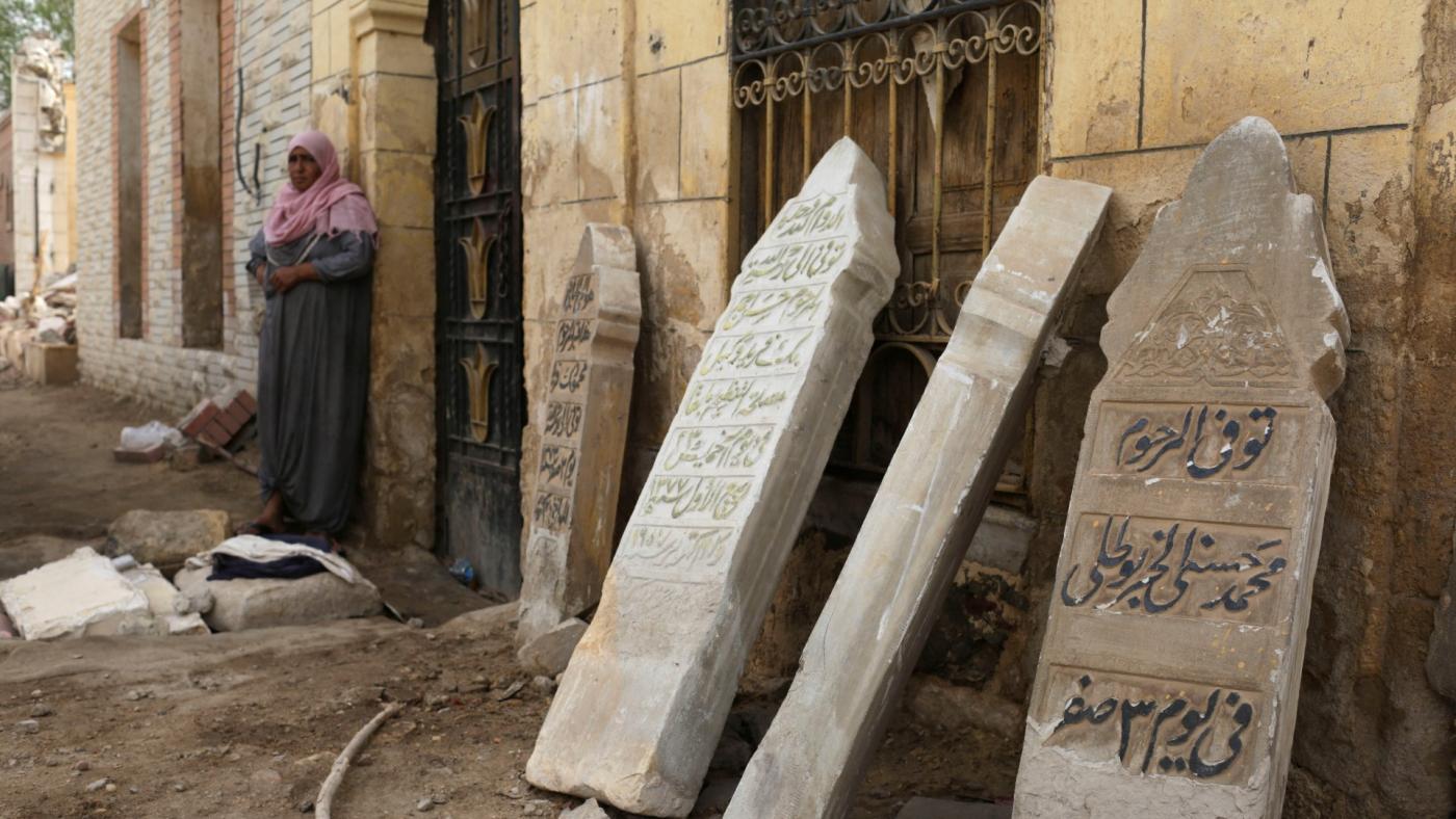 هدم المقابر التاريخية في مصر