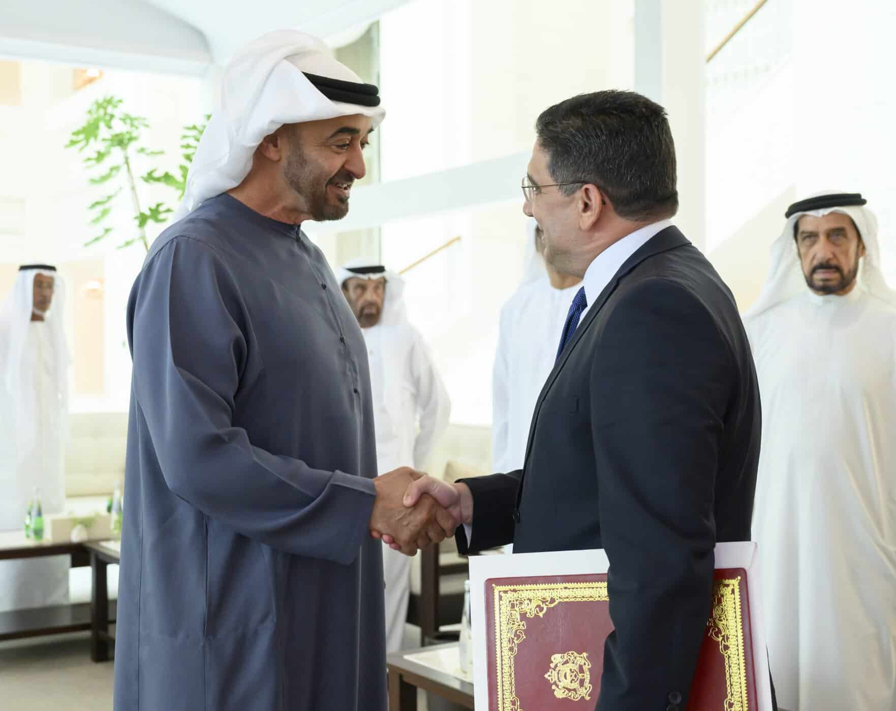 ناصر بوريطة ومحمد بن زايد