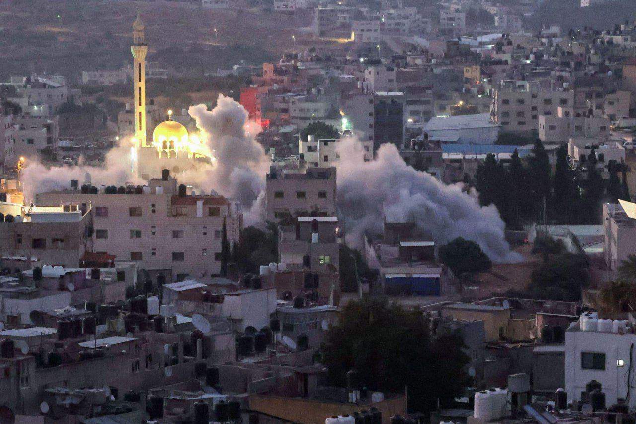 تفجير منزل الشهيد عبدالفتاح خروشة