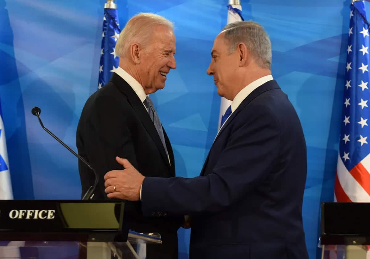 بنيامين نتنياهو وجو بايدن