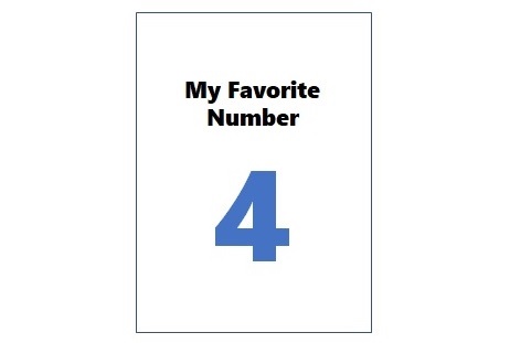 رقم 4