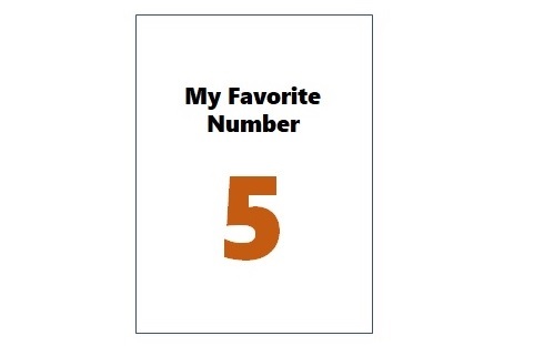 رقم 5