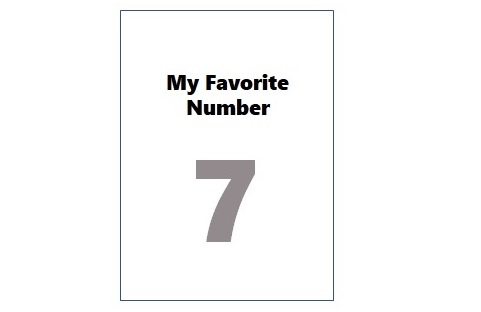 رقم 7