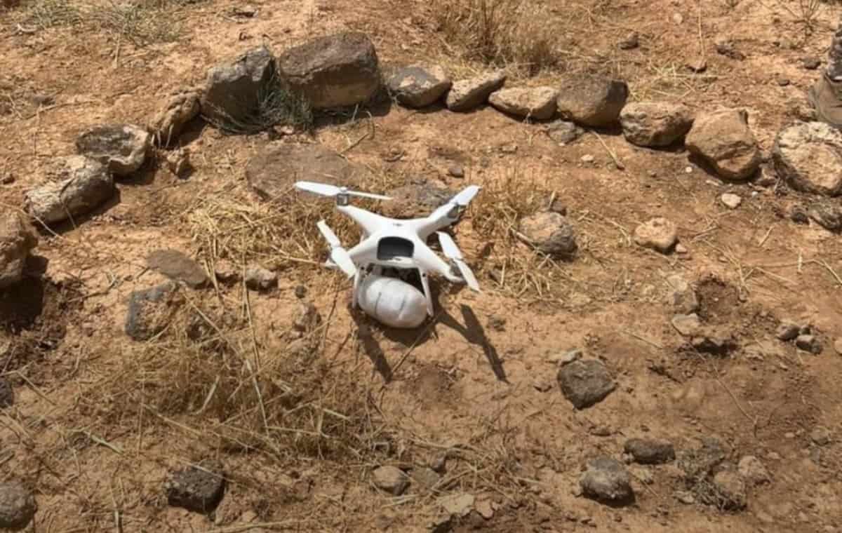 إسقاط طائرة مسيرة محملة بمتفجرات