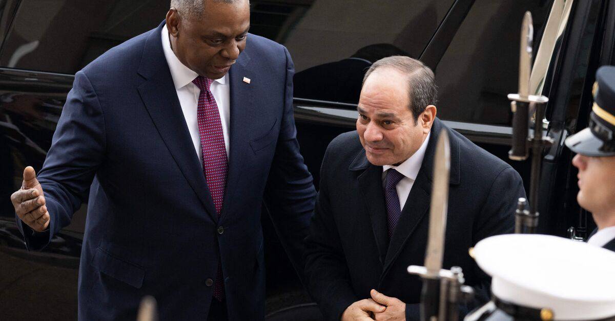 لويد أوستن والسيسي