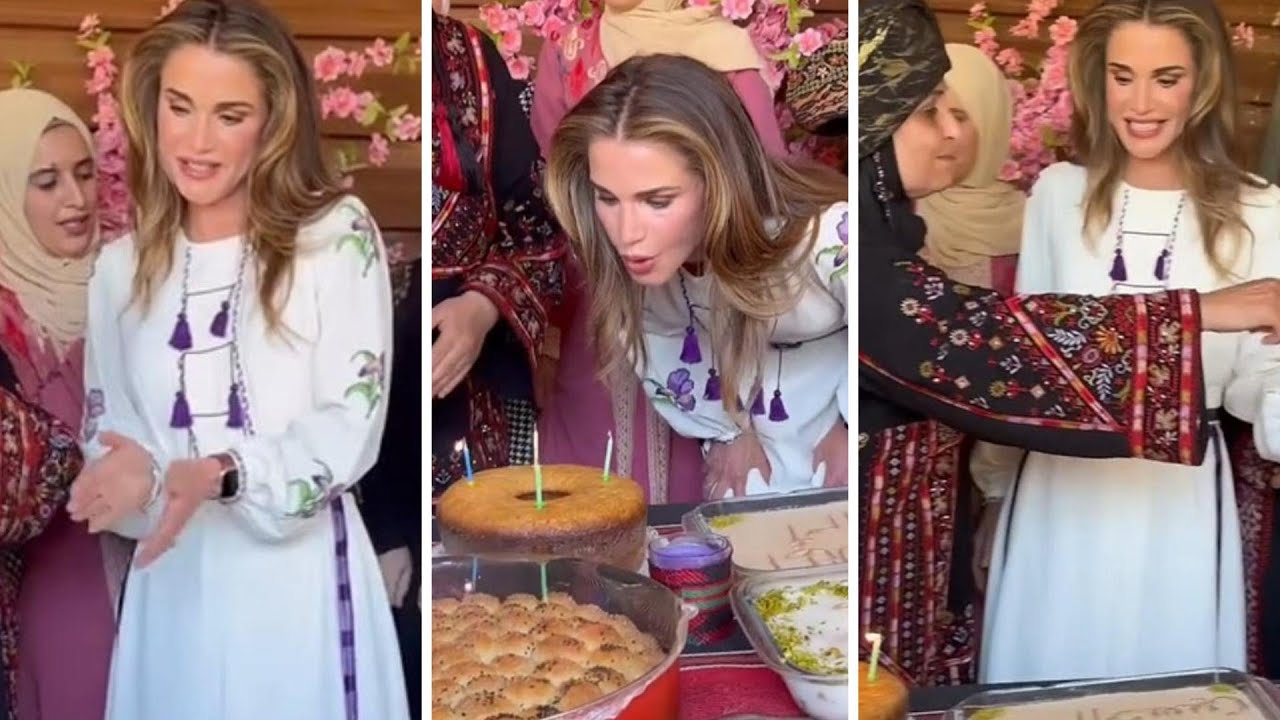 الملكة رانيا تحتفل بعيد ميلادها بحلويات منزلية من صنع ربة منزل (شاهد)