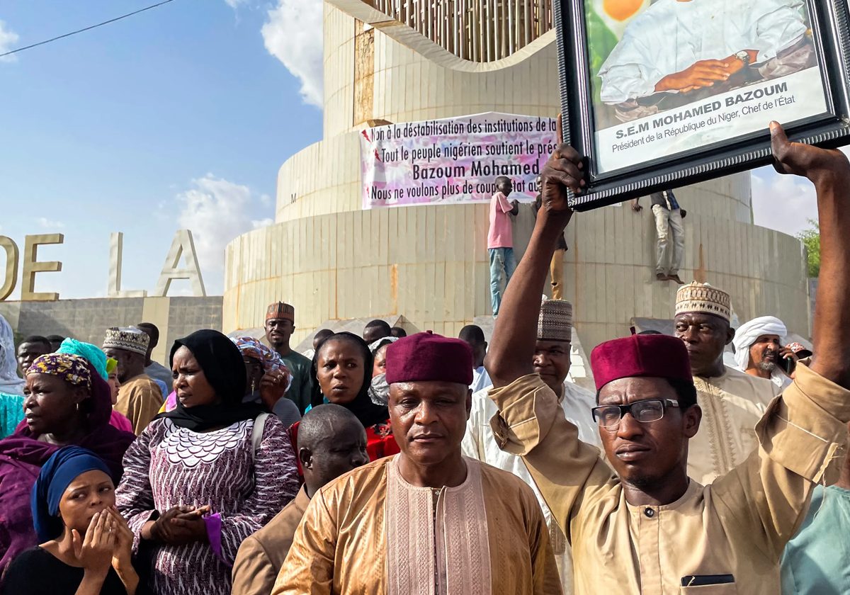تمرد جنود في النيجر المتحالفة مع الولايات المتحدة