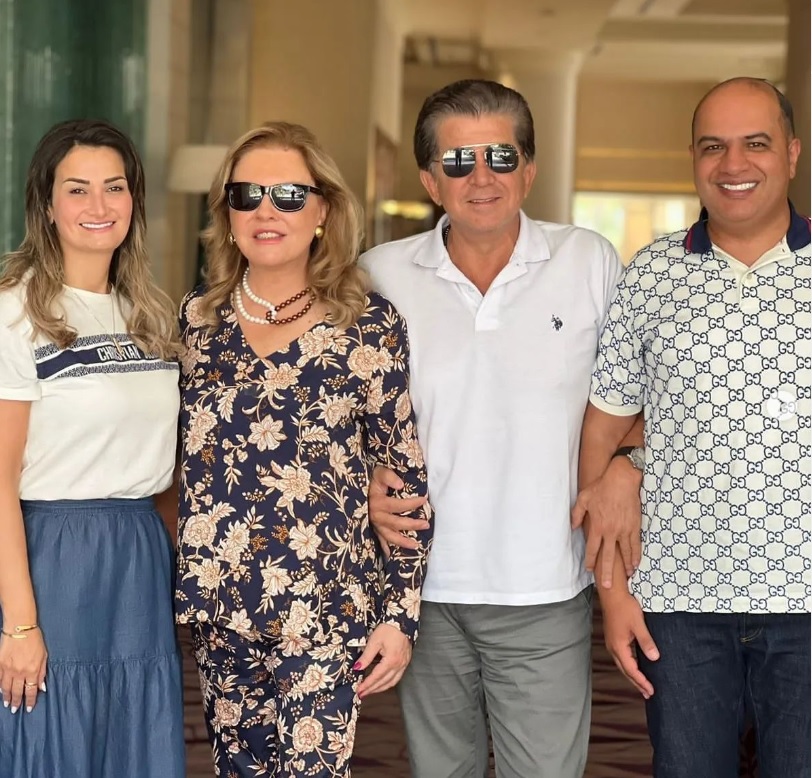 جورجينا رزق وزوجها وليد توفيق في الأردن