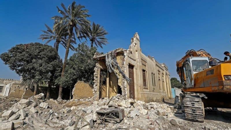هدم المقابر التاريخية في مصر