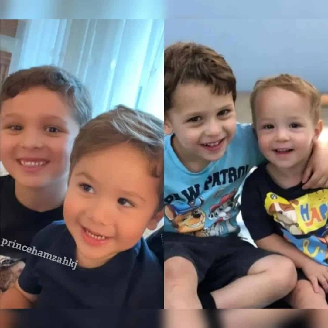 ماما زمانها جاية..الأميرة نفيسة بنت حمزة في فيديو طريف مع شقيقها الأمير محمد (شاهد)