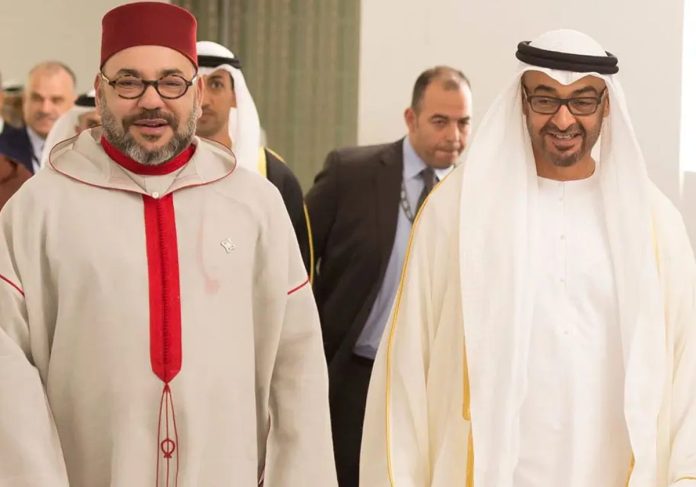 الرئيس الإماراتي محمد بن زايد وملك المغرب محمد السادس