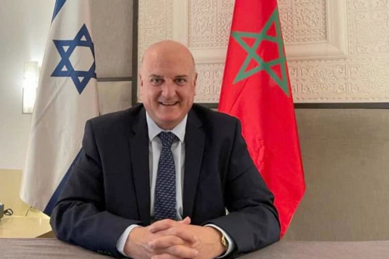 السفير الإسرائيلي بالقاهرة ، ديفيد جوفرين ،