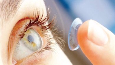 العدسات اللاصقة