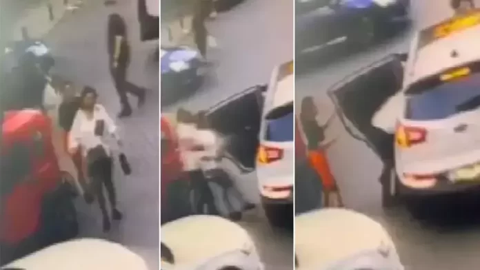 فيديو مرعب لاختطاف سيدة في تركيا من وسط الشارع 