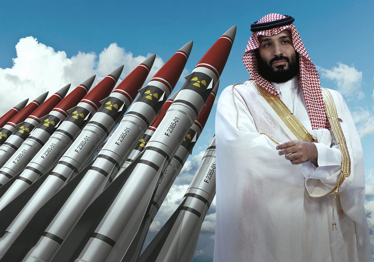 أعرب محمد بن سلمان عن قلقه بشأن احتمال حصول إيران على سلاح نووي