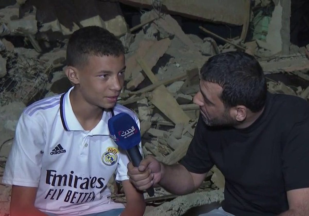 عبدالرحيم أوحيدا .. ريال مدريد يبحث عن طفل مغربي فقد عائلته في الزلزال