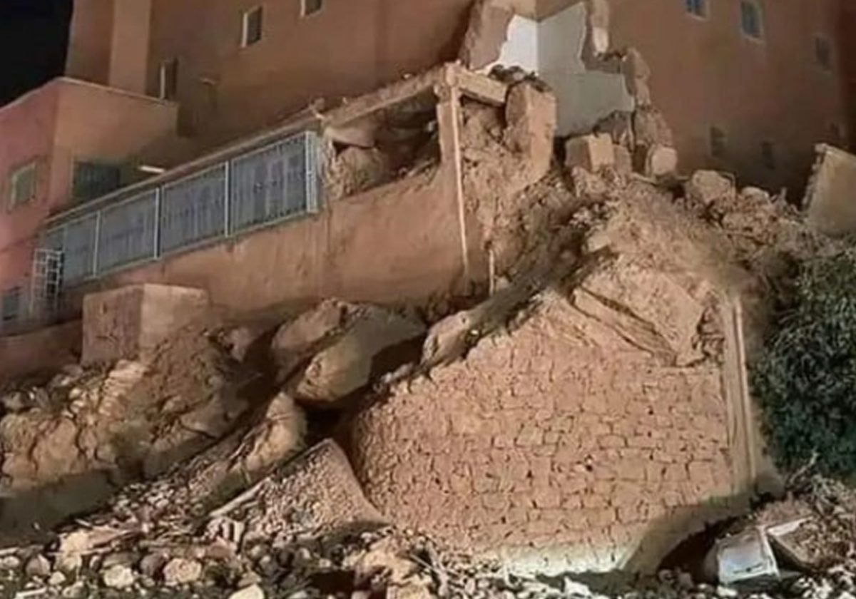 لقطات مرعبة لزلزال المغرب المدمر وانهيار المباني.. خلَّف حصيلة ضخمة من الضحايا