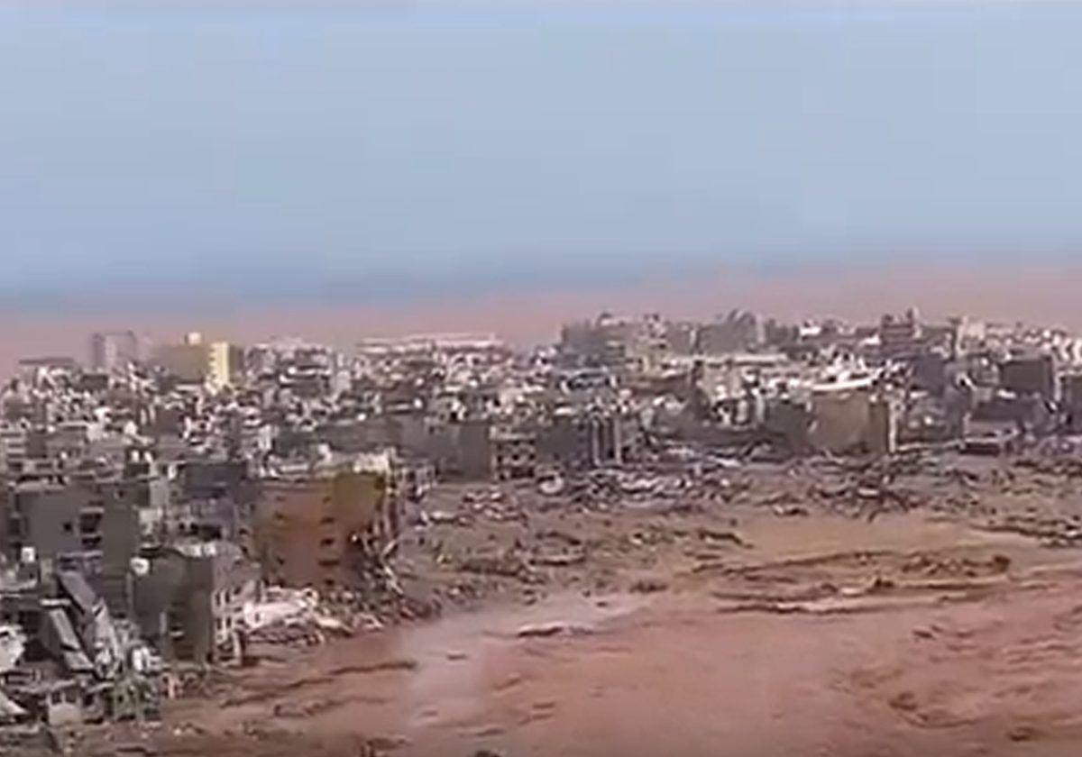 إعصار دانيال يدمر ليبيا.. ربع درنة اختفى تماما وتوقعات بسقوط 10 آلاف قتيل
