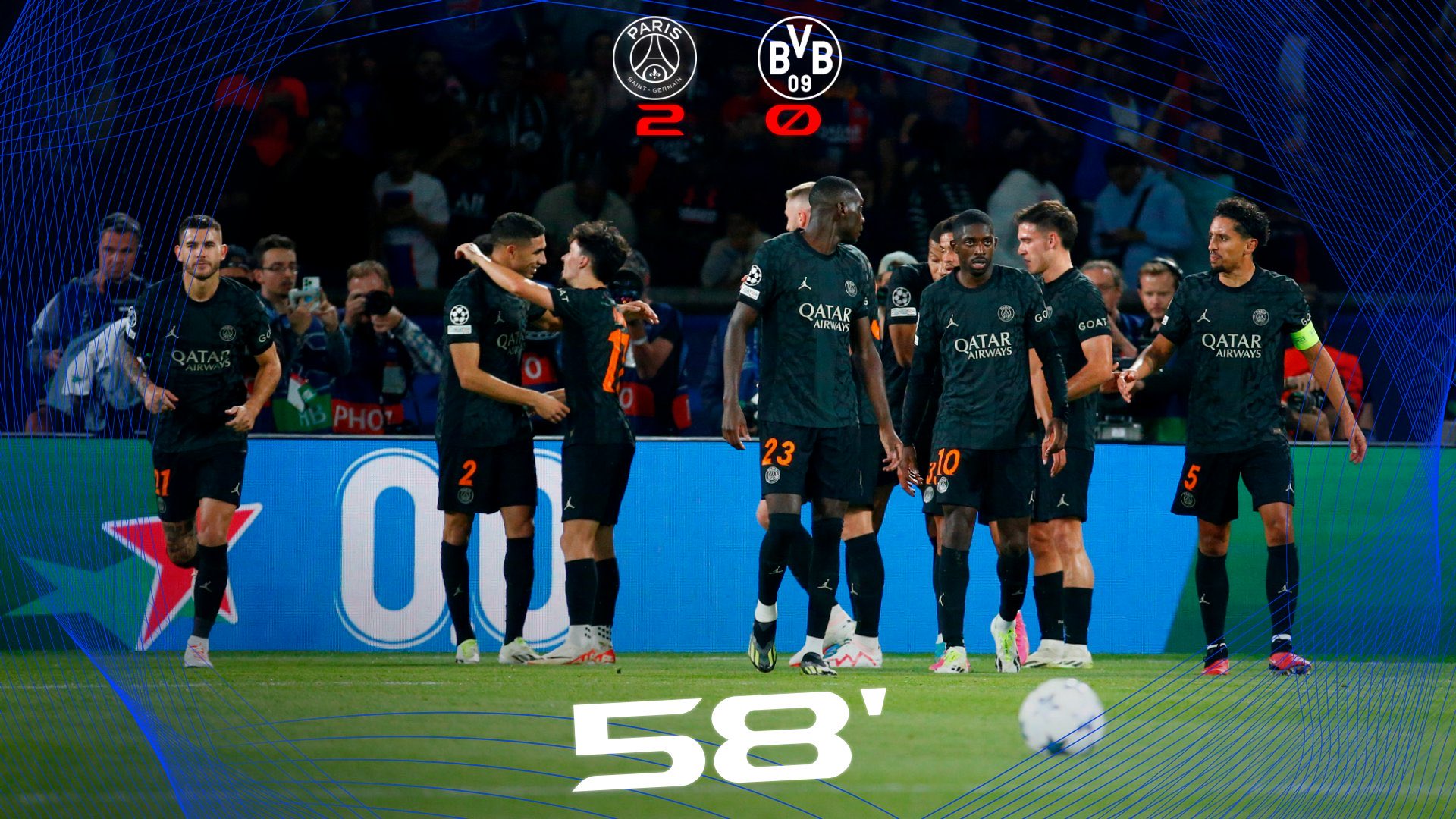 ليالي دوري أبطال أوروبا.. فوز حامل اللقب السيتي وبرشلونة وباريس وتعادل ميلان (شاهد)