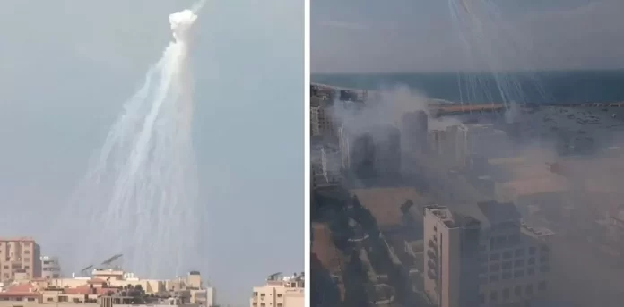 الاحتلال يقصف غزة بشكل مكثف بقنابل الفسفور المحرمة دوليا